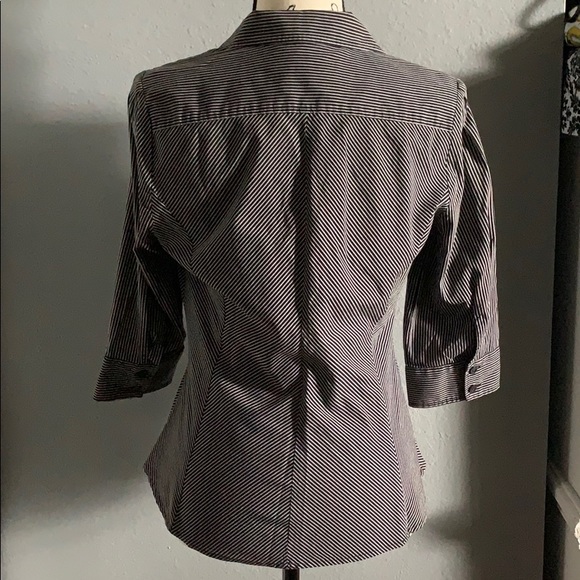 Express Design Studio Striped Button up - Picture 2 of 3